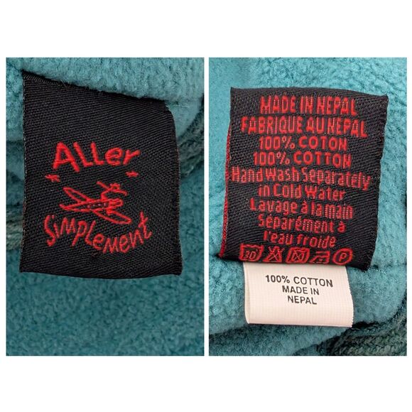 Aller Simplement Womens Velvet Bucket Hat Green Fleece Lined 100% Cotton Cloche - Picture 2 of 7